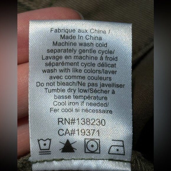 Pam & Gela Twill Utility Side Stripe Mid-Rise Ankle Skinny Pants - Picture 12 of 14